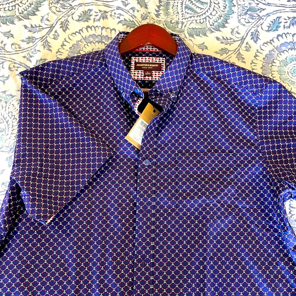 Johnston and Murphy short sleeve button up. New with tags!